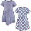 image:imageHudson Baby Girls Cotton Dresses Blue Daisy 2T