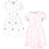 image:imageHudson Baby Girls Cotton Dresses Easter Bunny PinkEaster Bunny Pink
