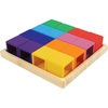 image:imageHudson Baby Silicone Block Set with Wood Tray Multicolor One SizeMulticolor