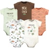 image:imageHudson Baby Unisex Baby Cotton Bodysuits Dinosaur Adventures 5Pack 36 Months