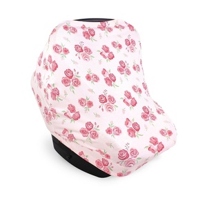 image:imageHudson Baby Unisex Baby Multiuse Car Seat Canopy Enchanted Forest One SizeBlush Rose