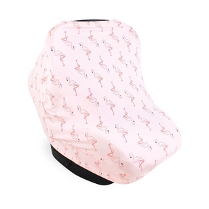 image:imageHudson Baby Unisex Baby Multiuse Car Seat Canopy Enchanted Forest One SizeFlamingo