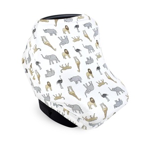 image:imageHudson Baby Unisex Baby Multiuse Car Seat Canopy Enchanted Forest One SizeModern Neutral Safari