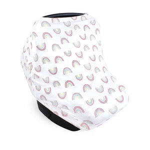 image:imageHudson Baby Unisex Baby Multiuse Car Seat Canopy Enchanted Forest One SizeModern Rainbow
