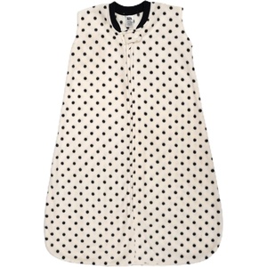 image:imageHudson Baby Unisex Baby Plush Sleeping Bag Sack BlanketBlack Cream Dot