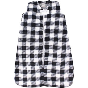 image:imageHudson Baby Unisex Baby Plush Sleeping Bag Sack BlanketBlack Plaid