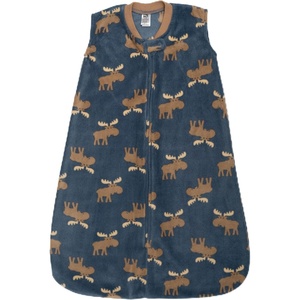 image:imageHudson Baby Unisex Baby Plush Sleeping Bag Sack BlanketBlue Moose