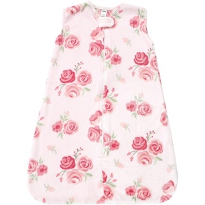 image:imageHudson Baby Unisex Baby Plush Sleeping Bag Sack BlanketBlush Rose Sleeveless