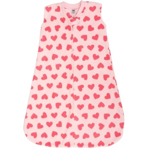 image:imageHudson Baby Unisex Baby Plush Sleeping Bag Sack BlanketBright Pink Hearts