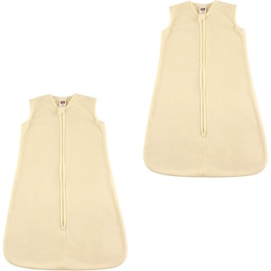 image:imageHudson Baby Unisex Baby Plush Sleeping Bag Sack BlanketCream Microfleece 2pack