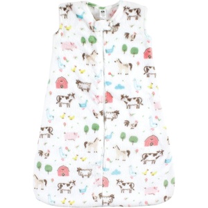 image:imageHudson Baby Unisex Baby Plush Sleeping Bag Sack BlanketGirl Farm Animals
