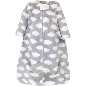 image:imageHudson Baby Unisex Baby Plush Sleeping Bag Sack BlanketGray Clouds