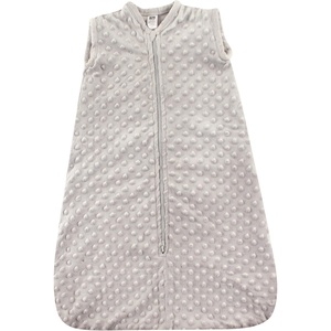 image:imageHudson Baby Unisex Baby Plush Sleeping Bag Sack BlanketLight Gray Dot Mink