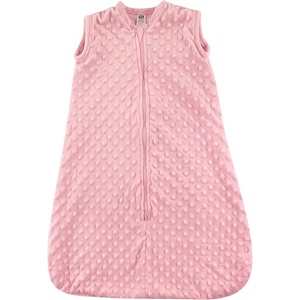 image:imageHudson Baby Unisex Baby Plush Sleeping Bag Sack BlanketLight Pink Dot Mink