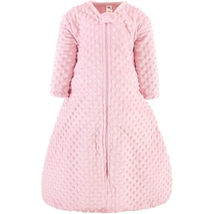 image:imageHudson Baby Unisex Baby Plush Sleeping Bag Sack BlanketLt Pink
