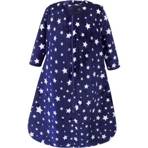 image:imageHudson Baby Unisex Baby Plush Sleeping Bag Sack BlanketNavy Stars