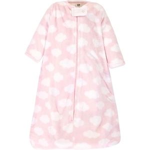 image:imageHudson Baby Unisex Baby Plush Sleeping Bag Sack BlanketPink Clouds