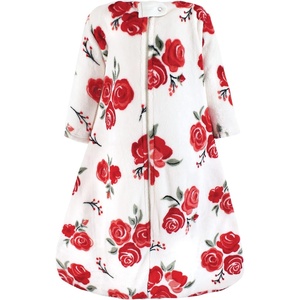 image:imageHudson Baby Unisex Baby Plush Sleeping Bag Sack BlanketRed Rose
