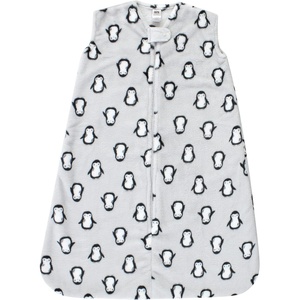 image:imageHudson Baby Unisex Baby Plush Sleeping Bag Sack BlanketSleeveless Gray Penguin