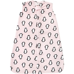 image:imageHudson Baby Unisex Baby Plush Sleeping Bag Sack BlanketSleeveless Pink Penguin