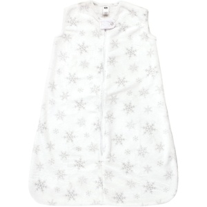 image:imageHudson Baby Unisex Baby Plush Sleeping Bag Sack BlanketSleeveless Snowflakes