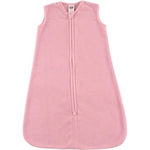 image:imageHudson Baby Unisex Baby Plush Sleeping Bag Sack BlanketSolid Light Pink Fleece