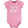 image:imageHudson Baby Baby Girls 3pc Cotton BodysuitsAuntie Bestie