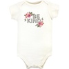 image:imageHudson Baby Baby Girls 3pc Cotton BodysuitsBe Kind Flower