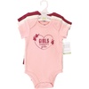 image:imageHudson Baby Baby Girls 3pc Cotton BodysuitsBright Future