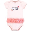 image:imageHudson Baby Baby Girls 3pc Cotton BodysuitsButterfly Floral Tutu