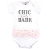 image:imageHudson Baby Baby Girls 3pc Cotton BodysuitsChic Little Babe Tutu