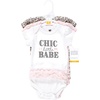 image:imageHudson Baby Baby Girls 3pc Cotton BodysuitsChic Little Babe Tutu