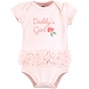 image:imageHudson Baby Baby Girls 3pc Cotton BodysuitsCoral Floral Daddys Girl