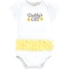 image:imageHudson Baby Baby Girls 3pc Cotton BodysuitsDaddys Girl Daisy Tutu