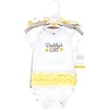 image:imageHudson Baby Baby Girls 3pc Cotton BodysuitsDaddys Girl Daisy Tutu