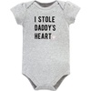 image:imageHudson Baby Baby Girls 3pc Cotton BodysuitsDaddys Princess Tutu