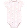 image:imageHudson Baby Baby Girls 3pc Cotton BodysuitsEaster Bunny Pink