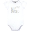 image:imageHudson Baby Baby Girls 3pc Cotton BodysuitsEaster Bunny Pink