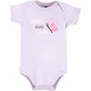 image:imageHudson Baby Baby Girls 3pc Cotton BodysuitsElephant Butterfly