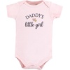image:imageHudson Baby Baby Girls 3pc Cotton BodysuitsGirl Daddy Pink Navy