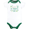 image:imageHudson Baby Baby Girls 3pc Cotton BodysuitsGirl First Valentine Easter