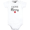image:imageHudson Baby Baby Girls 3pc Cotton BodysuitsGirl Mommy Red Black