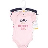 image:imageHudson Baby Baby Girls 3pc Cotton BodysuitsGirl Mothers Fathers Day