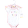 image:imageHudson Baby Baby Girls 3pc Cotton BodysuitsHappy Easter