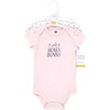image:imageHudson Baby Baby Girls 3pc Cotton BodysuitsHoney Bunny Flower