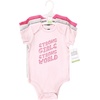 image:imageHudson Baby Baby Girls 3pc Cotton BodysuitsIncredible Me