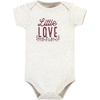 image:imageHudson Baby Baby Girls 3pc Cotton BodysuitsLittle Love Flowers