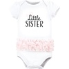 image:imageHudson Baby Baby Girls 3pc Cotton BodysuitsLittle Sister Tutu