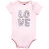 image:imageHudson Baby Baby Girls 3pc Cotton BodysuitsLove Floral
