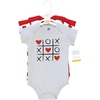 image:imageHudson Baby Baby Girls 3pc Cotton BodysuitsLove Hearts
